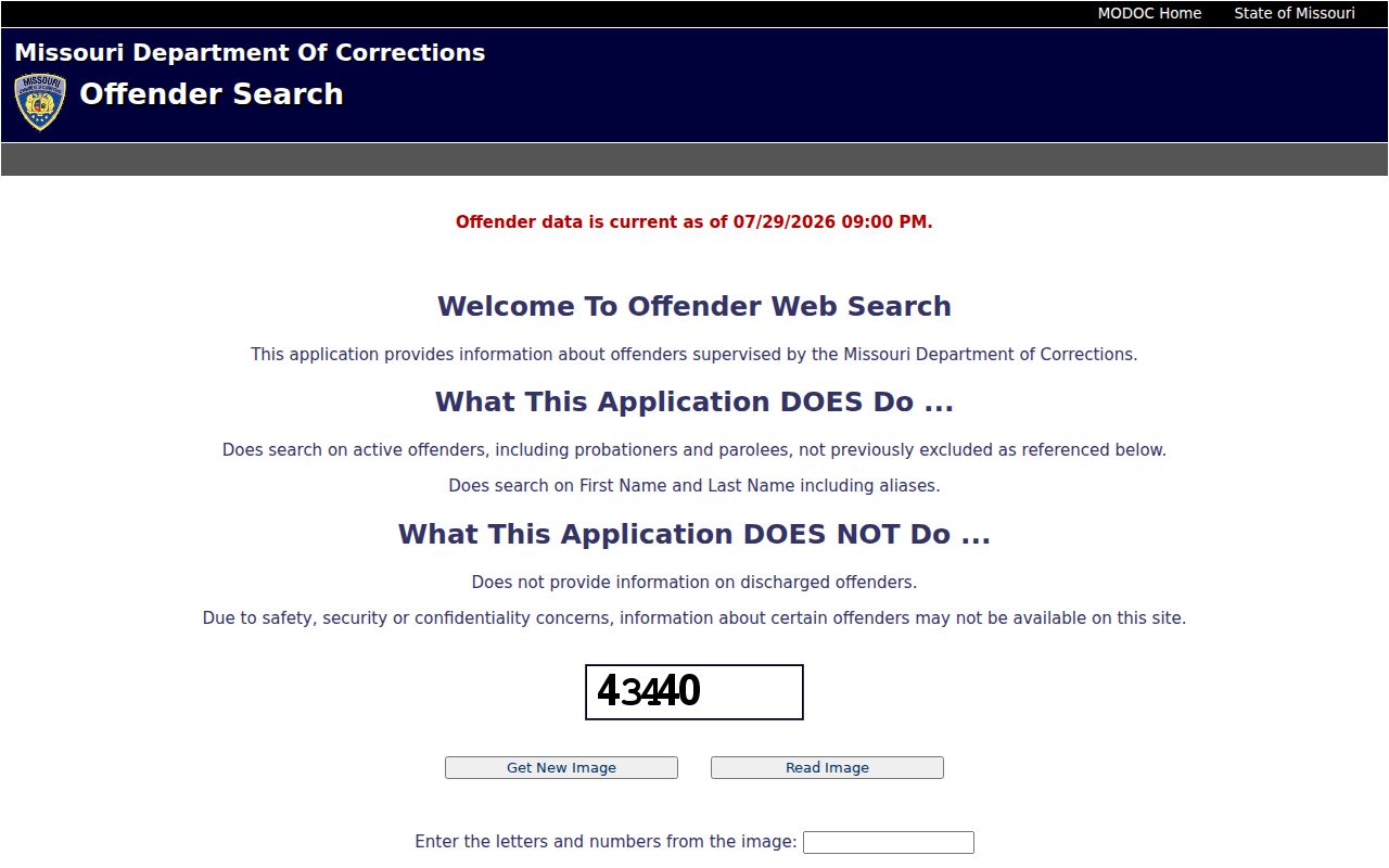 Livingston County criminal custody DOC offender search